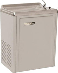 Halsey Taylor - 4 GPH Cooling Capacity Compact Flush Wall Mounted Water Cooler & Fountain - Vinyl Cabinet, 230 Watts, 2.5 Full Load Amperage, 0.16 hp - Strong Tooling