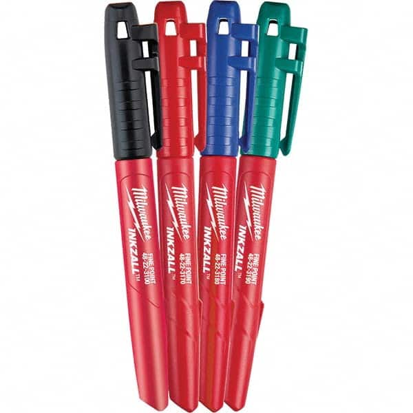 Milwaukee Tool - Markers & Paintsticks Type: Clog Resistant Color: Multi-Color - Strong Tooling