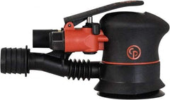 Chicago Pneumatic - 12,000 OPM, 16 CFM Air Consumption, 90 psi Air Pressure, Palm Air Orbital Sander - Round Pad, Hook & Loop Backing, 1/4" Inlet - Strong Tooling