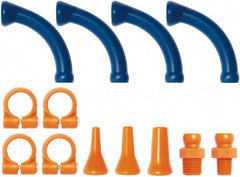 Loc-Line - 1/4" Hose Inside Diam, Coolant Hose Extended Elbow - For Use with Loc-Line Modular Hose System - Strong Tooling