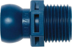 Loc-Line - 1/2" Hose ID, Male to Female Coolant Hose Connector - 1/2" BSPT, For Loc-Line Modular Hose Systems - Strong Tooling