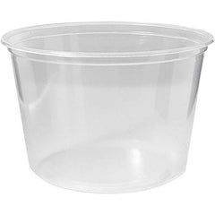 Fabri-Kal - 1 500-Piece 16 oz Rectangular Clear Polypropylene Food Storage Container - Strong Tooling