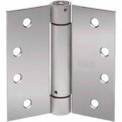 Stanley - 4" Long x 4-1/2" Wide Grade 1 304 Stainless Steel Full Mortise Spring Commercial Hinge - Strong Tooling