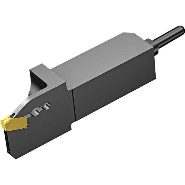 Sandvik Coromant - 10mm Max Depth, 0 to 1" Width, External Right Hand Nonface Grooving Toolholder - Strong Tooling