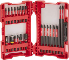 Milwaukee Tool - 22 Piece, Drive Set - Multi-Purpose Tool Kit Kit, 1/4" Drive, Phillips, Torx, Magnetic Bit Holder Point - Strong Tooling