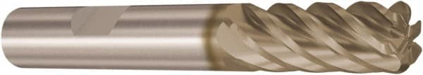 Seco - 20mm, 6 Flute, Single End, Solid Carbide, 6mm Corner Radius End Mill - 121mm OAL, 38° Helix, Right Hand Flute, 62mm LOC, Right Hand Cut - Strong Tooling