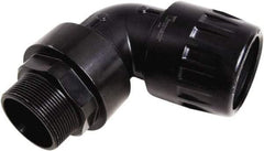 Transair - 7/8" ID, 25mm OD, 90° Male Elbow - Plastic, 232 Max psi, 1 Male NPT - Strong Tooling