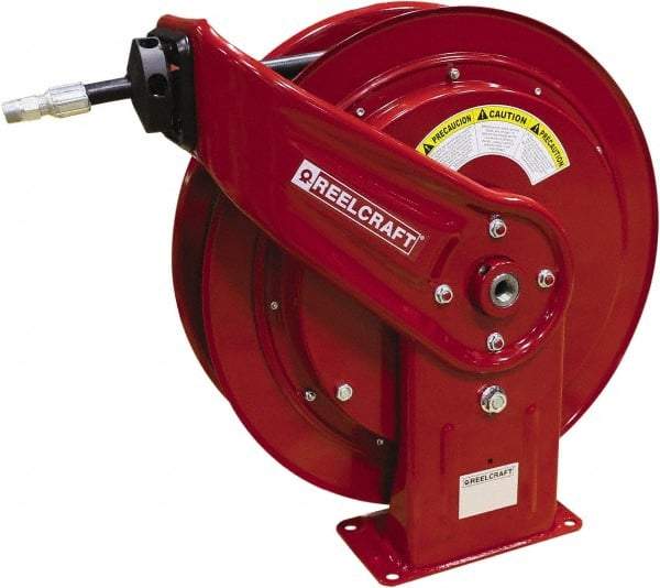 Reelcraft - 65' Spring Retractable Hose Reel - 3,250 psi, Hose Included - Strong Tooling