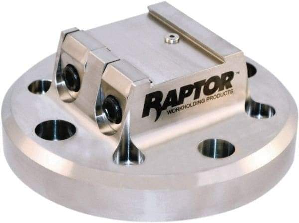 Raptor Workholding - 1-1/2" Jaw Width, 2" High Dovetail Vise - For Use with 4 & 5 Axis Workholding Systems - Strong Tooling