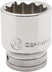 GearWrench - 3/4" Drive, Standard Hand Socket - 12 Points, 2.95" OAL, Alloy Steel, Chrome Finish - Strong Tooling