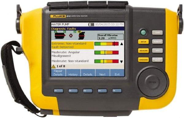 Fluke - Vibration Meters Meter Type: Vibration Tester Vibration Measurement Range: 2 - 7000 Hz - Strong Tooling