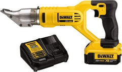 DeWALT - 2,500 SPM, 20 Volt, Pistol Grip Handle, Handheld Cordless Shear - 18 Gauge (Steel) & 20 Gauge (Stainless Steel) Cutting Capacity - Strong Tooling