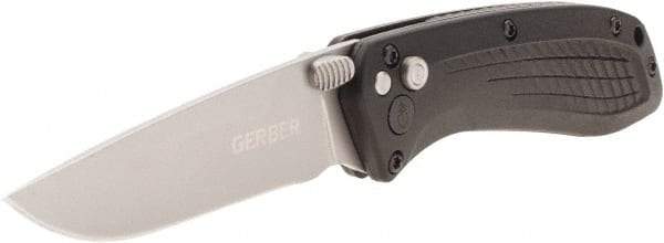 Gerber - 3" Blade, 7" OAL, Drop Point Folding Knife - 4.2" Closed Length, Glass-Filled Nylon, 1 Blade, 1 Edge - Strong Tooling