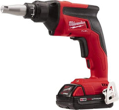 Milwaukee Tool - 18 Volt Pistol Grip Cordless Screwdriver - 0 to 4,500 RPM, 124 In/Lb Torque, Lithium-Ion Battery - Strong Tooling