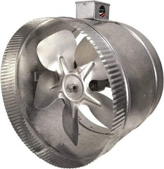 Suncourt - 10" Diam, 1.7 Amp, 120 Volt Duct Fan - 460 CFM, Double Speed - Strong Tooling