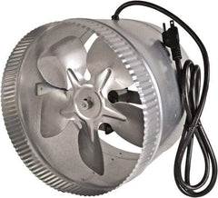 Suncourt - 10" Diam, 1.5 Amp, 120 Volt Duct Fan - 300 CFM, Single Speed - Strong Tooling