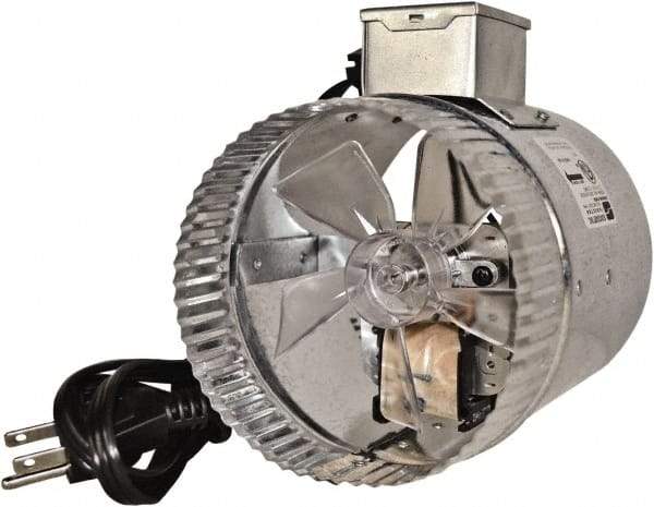 Suncourt - 5" Diam, 0.35 Amp, 120 Volt Duct Fan - 75 CFM, Single Speed - Strong Tooling