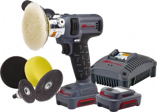 Ingersoll-Rand - 2 to 3" Disc, 7,600 RPM, Cordless Handheld Disc Sander - 12 Volts - Strong Tooling