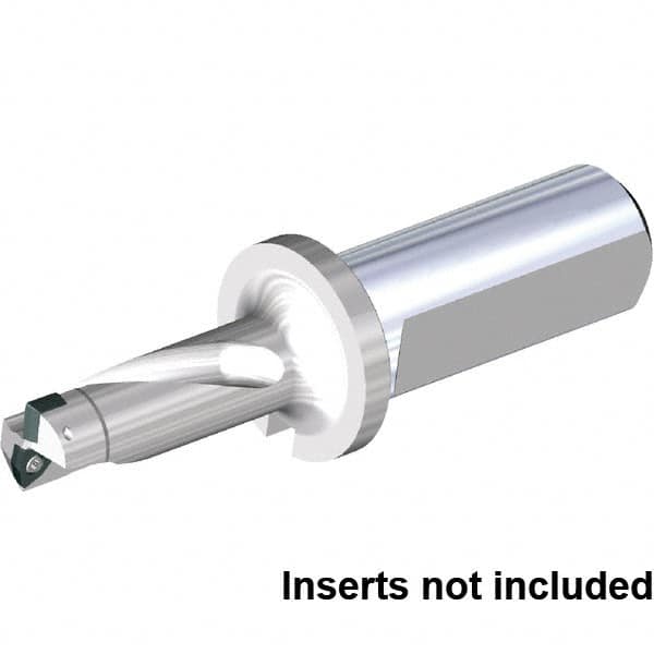 Kennametal - 33mm Max Drill Depth, 2xD, 16.5mm Diam, Indexable Insert Drill - 2 Inserts, 20mm Shank Diam, Straight Shank - Strong Tooling