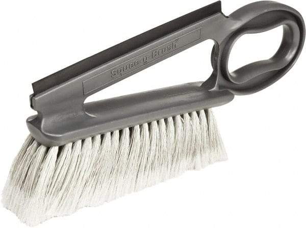 Harper Brush - 14" OAL, Synthetic Counter Brush - 2-1/4" Bristle Length, 8" Long x 1-3/4" Wide Head, Straight Foam Handle, Gray & Red - Strong Tooling