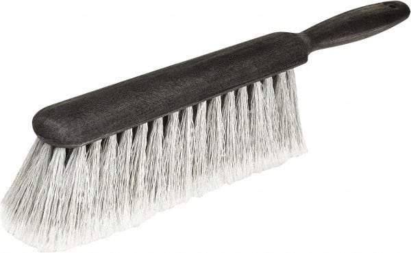 Harper Brush - 14" OAL, Synthetic Counter Brush - 2-1/4" Bristle Length, 8" Long x 1-3/4" Wide Head, Straight Foam Handle, Black & Gray - Strong Tooling