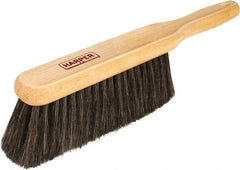 Harper Brush - 14" OAL, Horsehair & Nylon Counter Brush - 2-1/4" Bristle Length, 8" Long x 1-3/4" Wide Head, Straight Wood Handle, Black - Strong Tooling