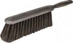 Harper Brush - 14" OAL, Horsehair & Nylon Counter Brush - 2-1/4" Bristle Length, 8" Long x 1-3/4" Wide Head, Straight Foam Handle, Black - Strong Tooling