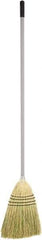 Harper Brush - 53-1/2" OAL Corn Blend Bristle Broom - 39" Long Metal Handle, 14-1/2" Bristle Length, 10" Wide - Strong Tooling