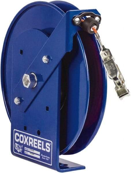 CoxReels - 5/32 Inch x 100 Ft. Stranded Cable Grounding Reel - Hand Crank Reel, Stainless Steel Cable - Strong Tooling