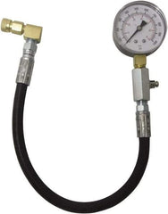 Lang - 1.38' Hose Length, 2,000 Max psi, Mechanical Automotive Diesel Compression Tester - 2 Lb Graduation - Strong Tooling