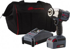 Ingersoll-Rand - 3/8" Drive 20 Volt Pistol Grip Cordless Impact Wrench & Ratchet - 2,100 RPM, 0 to 3,100 BPM, 360 Ft/Lb Torque, 1 Lithium-Ion Battery Included - Strong Tooling