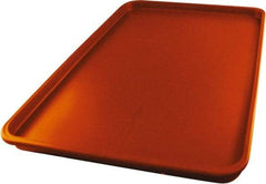 Made in USA - 14-1/4" Long x 9-1/2" Wide x 1-1/4" Deep Lid Tray - Polypropylene - Strong Tooling