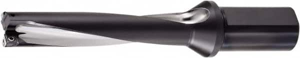 OSG - 7-1/2" Max Drill Depth, 4xD, 1-7/8" Diam, Indexable Insert Drill - 2 Inserts, 1-1/2" Shank Diam, Straight Shank - Strong Tooling