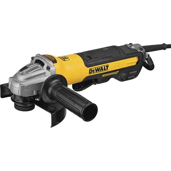 DeWALT - 5 & 6" Wheel Diam, 9,000 RPM, Corded Angle & Disc Grinder - 5/8-11 Spindle, 13 Amps - Strong Tooling