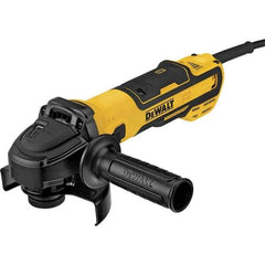 DeWALT - 5" Wheel Diam, 10,500 RPM, Corded Angle & Disc Grinder - 5/8-11 Spindle, 13 Amps - Strong Tooling