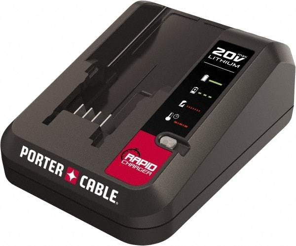 Porter-Cable - 20 Volt, Lithium-Ion Power Tool Charger - 20 Volt MAX Batteries Power Source - Strong Tooling