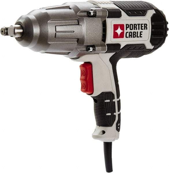 Porter-Cable - 1/2" Drive, 450 Ft/Lb Torque, Pistol Grip Handle, 2,600 RPM, Impact Wrench - 7 Amps, 12 Volts - Strong Tooling