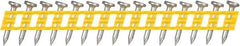 DeWALT - 13 Gauge 0.102" Shank Diam 3/4" Long Concrete Nails for Power Nailers - Steel, Zinc Finish, Smooth Shank, Angled Stick Plastic Collation, Round Head - Strong Tooling