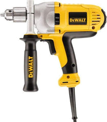 DeWALT - 1/2" Keyed Chuck, 1,250 RPM, Mid-Handle Grip Electric Drill - 10.5 Amps, Reversible - Strong Tooling