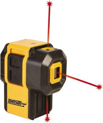 Johnson Level & Tool - 3 Beam 100' Max Range Self Leveling Dot Laser Level - Red Beam, 1/8" at 30' Accuracy - Strong Tooling