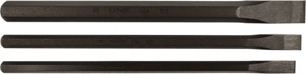 Mayhew - 3 Piece Cold Chisel Set - Sizes Included 3/4 to 1" - Strong Tooling