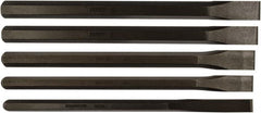 Mayhew - 5 Piece Cold Chisel Set - Sizes Included 1/2 to 1" - Strong Tooling