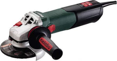 Metabo - 5" Wheel Diam, 11,000 RPM, Corded Angle & Disc Grinder - 5/8-11 Spindle, 13.5 Amps - Strong Tooling