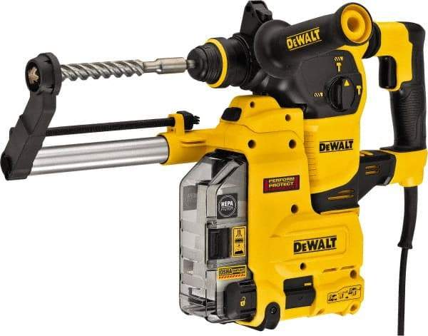 DeWALT - 120 Volt 1" SDS Plus Chuck Electric Rotary Hammer - 0 to 5,200 BPM, 0 to 1,150 RPM, Reversible - Strong Tooling