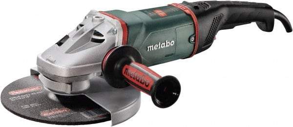 Metabo - 9" Wheel Diam, 6,600 RPM, Corded Angle & Disc Grinder - 5/8-11 Spindle, 15 Amps - Strong Tooling