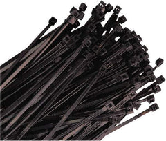 Triton - 36" Long Black Nylon Standard Cable Tie - 175 Lb Tensile Strength, 11" Max Bundle Diam - Strong Tooling