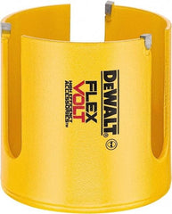 DeWALT - 2-9/16" Diam, 2" Cutting Depth, Hole Saw - Carbide-Tipped Saw, Toothed Edge - Strong Tooling