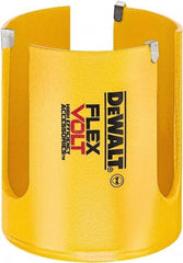 DeWALT - 2-1/8" Diam, 2" Cutting Depth, Hole Saw - Carbide-Tipped Saw, Toothed Edge - Strong Tooling