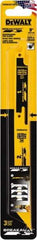 DeWALT - 9" Long x 1" Thick, Bi-Metal Reciprocating Saw Blade - Straight Profile, 14 to 18 TPI, Toothed Edge, Tang Shank - Strong Tooling