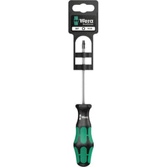 Wera - T15 Torx Driver - 3-1/8" Blade Length, 12-13/64" OAL, Ergonomic Handle, Chrome Plated Steel - Strong Tooling